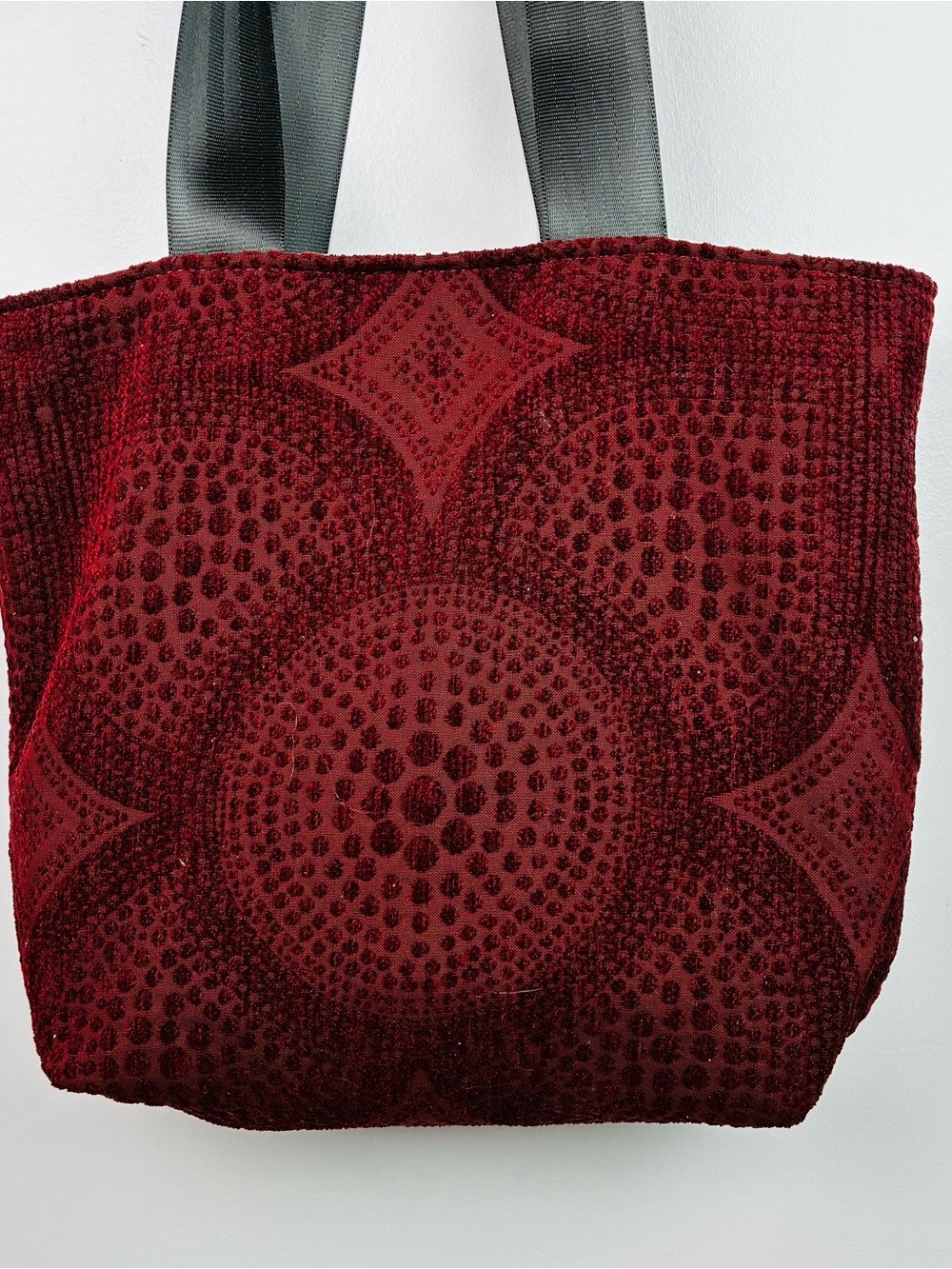 TXTUR Canvas & Tapestry Upcycled Reversible Velvet Tote Bag